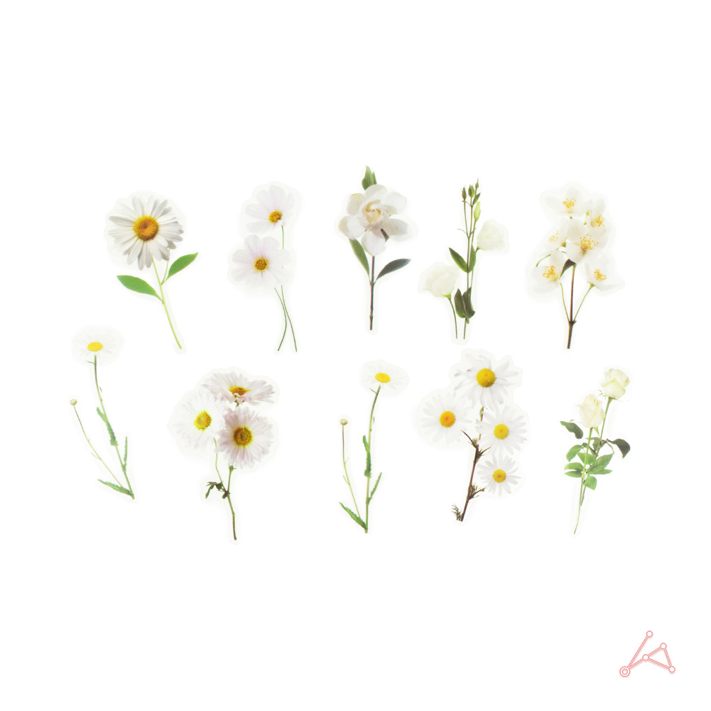 인테리어 플라워 스티커