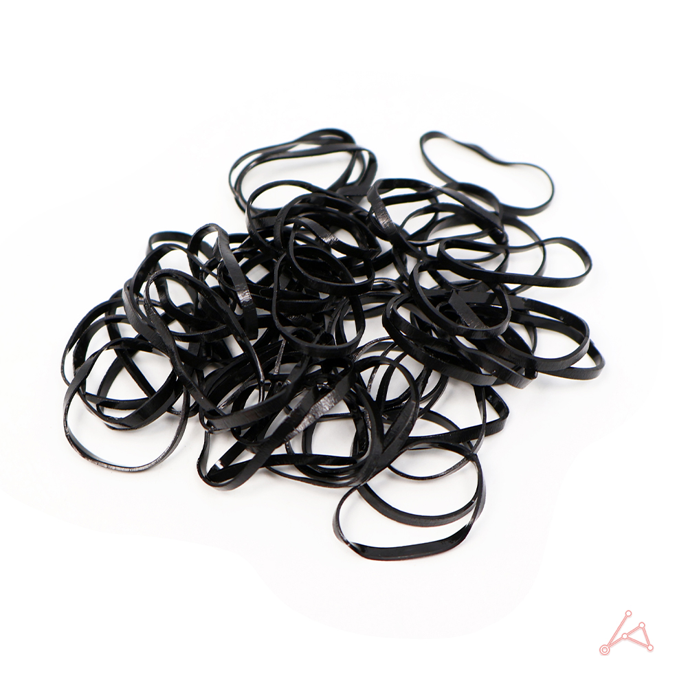 고무 머리끈 50P