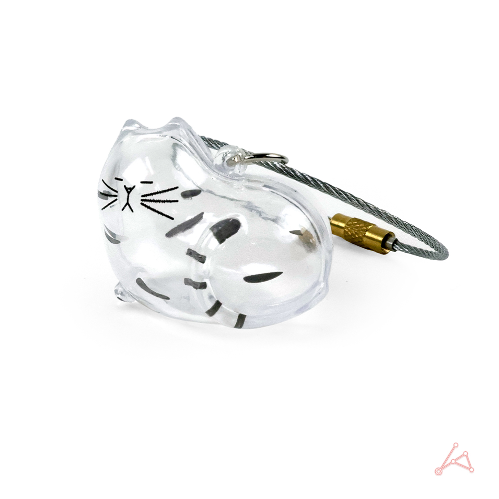 고양이털 홀더 키링