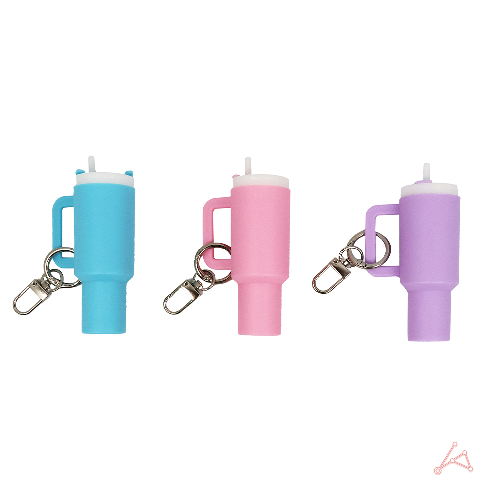텀블러모양 립밤 케이스 키링