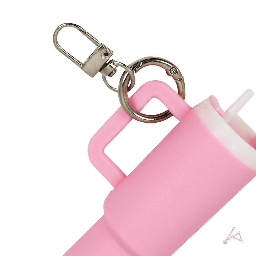 텀블러모양 립밤 케이스 키링