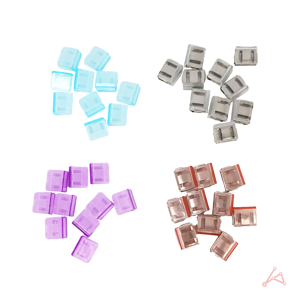 사무용 슬라이드 푸쉬 클립 10개 세트