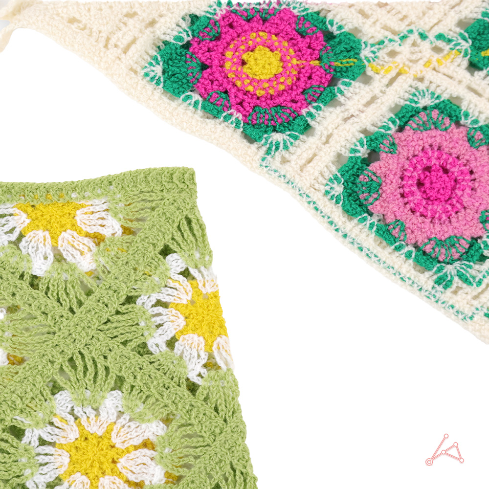 손뜨개 헤어 두건