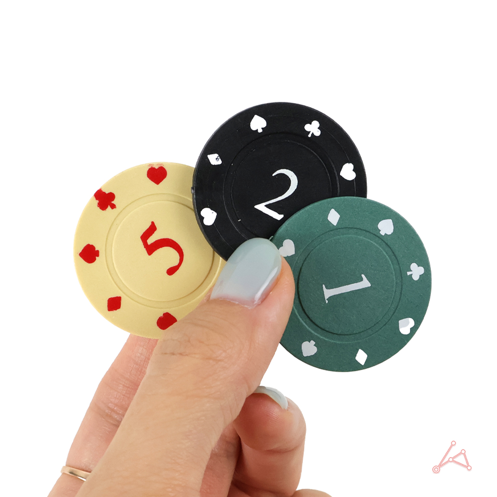 숫자형 포커칩 100p