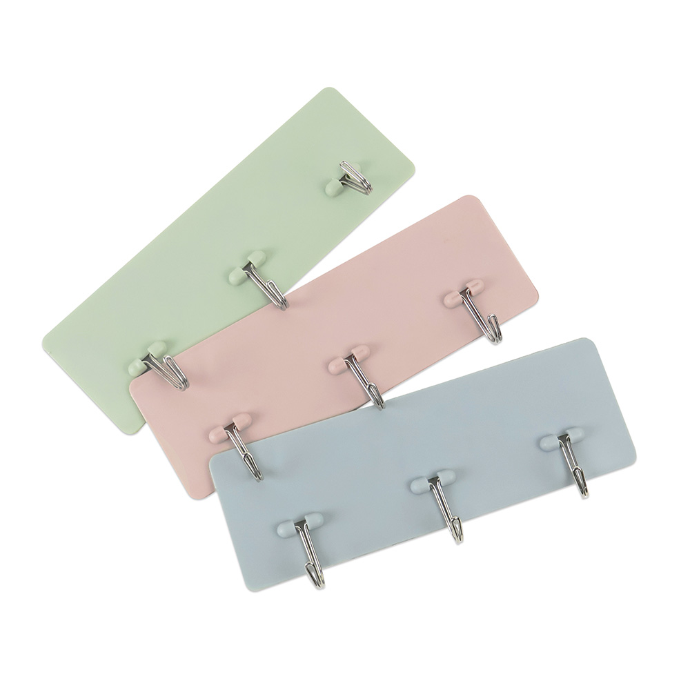 다용도 3구 접착 후크