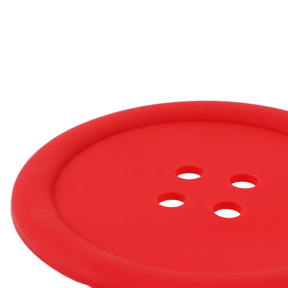 단추모양 컵받침대