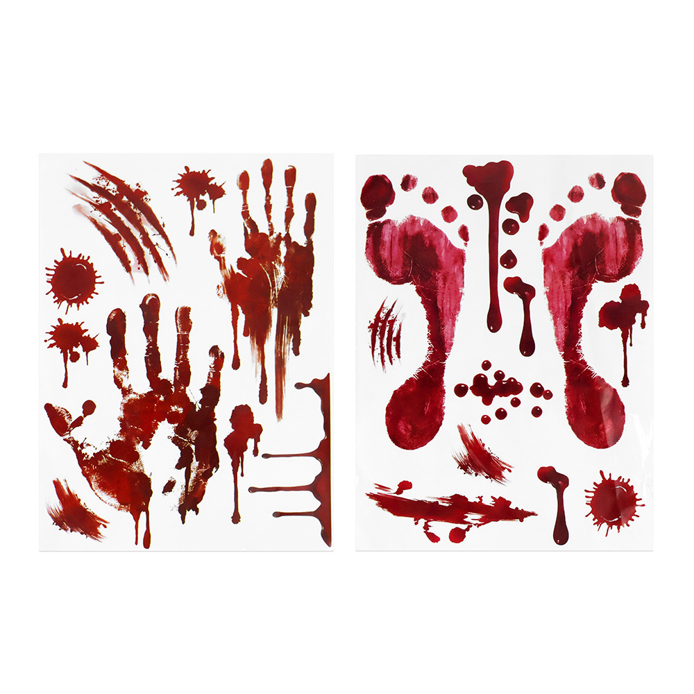 손바닥 발바닥 자국 스티커