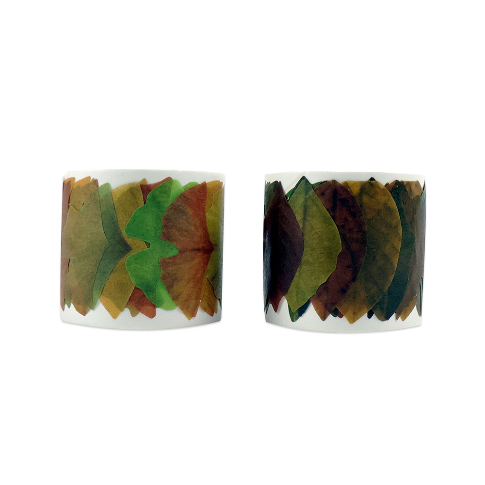 가을 낙엽잎 테이프롤