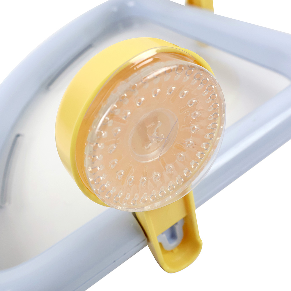 파스텔 흡착 욕실 코너선반