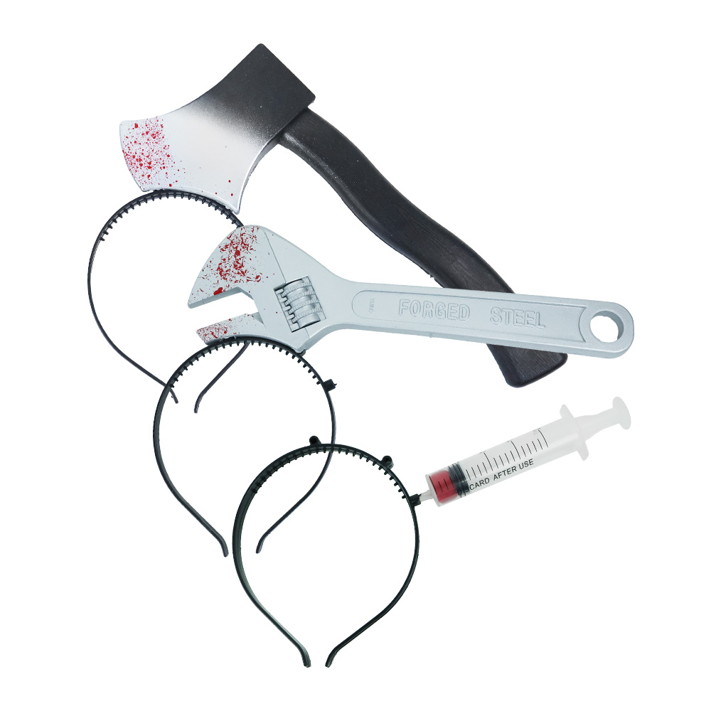 호러 분장용 머리띠