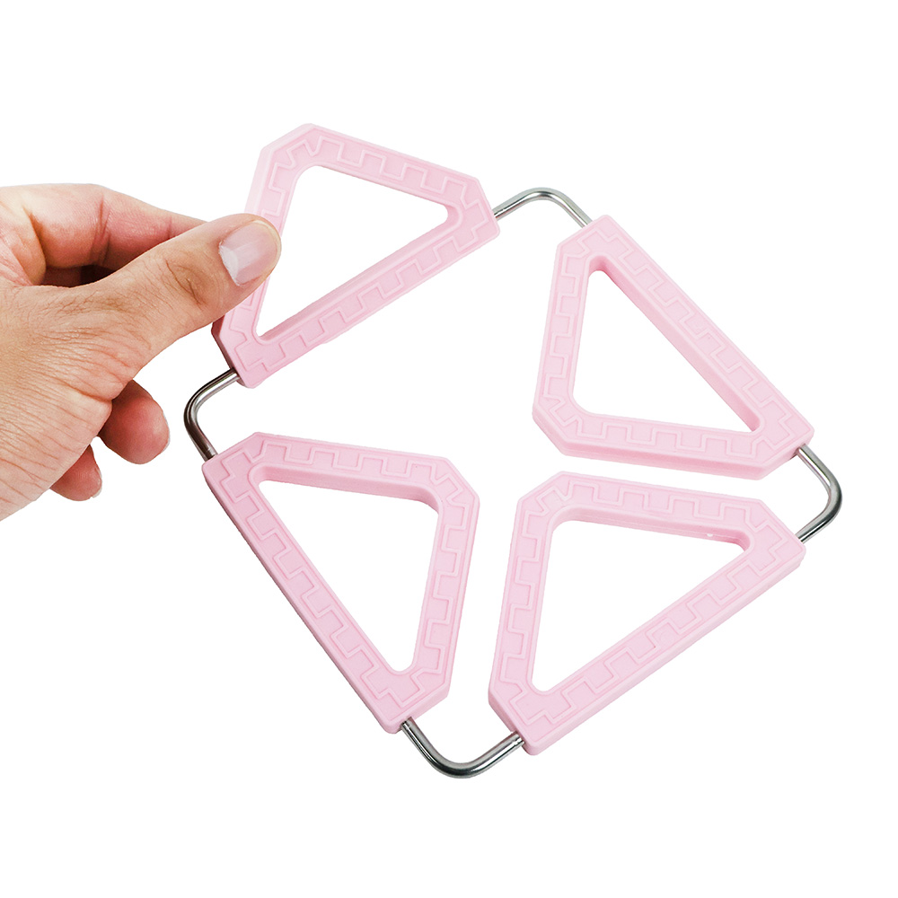 실리콘 접이식 확장형 냄비받침