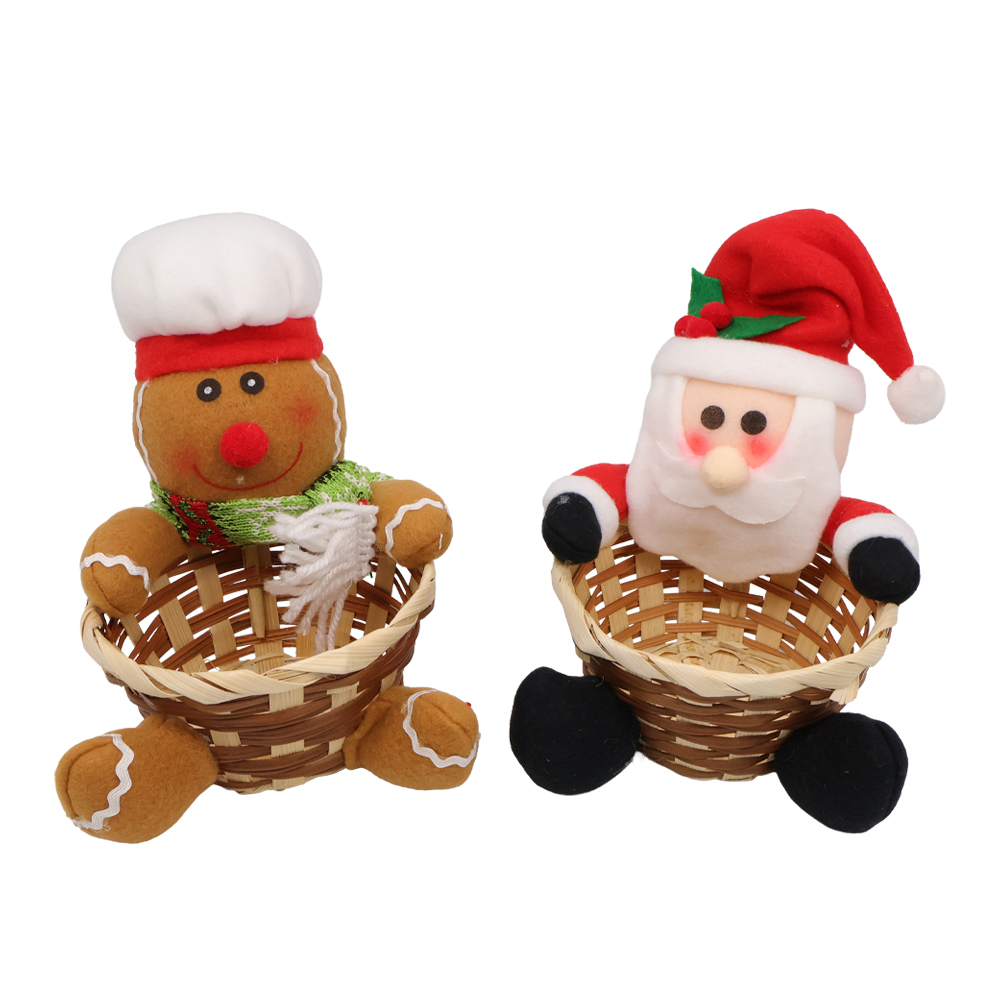 나무장식 선물바구니