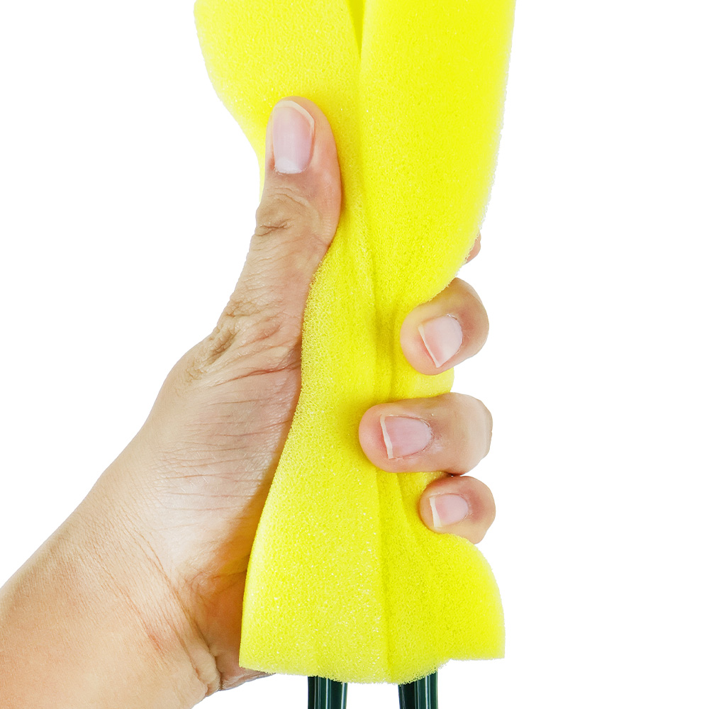 집게형 스펀지 청소솔