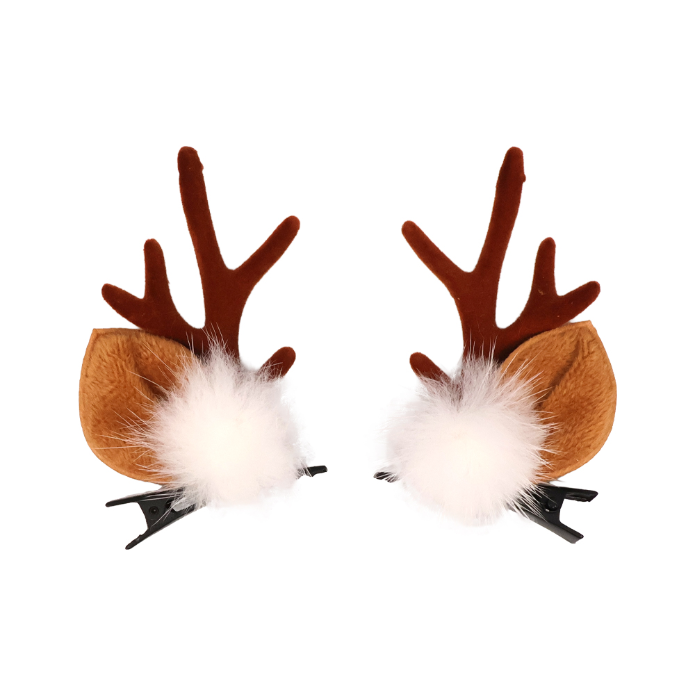 사슴 머리핀 1쌍