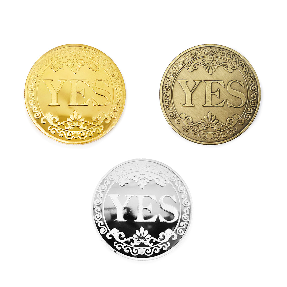 YES NO 앞뒤 동전던지기 코인