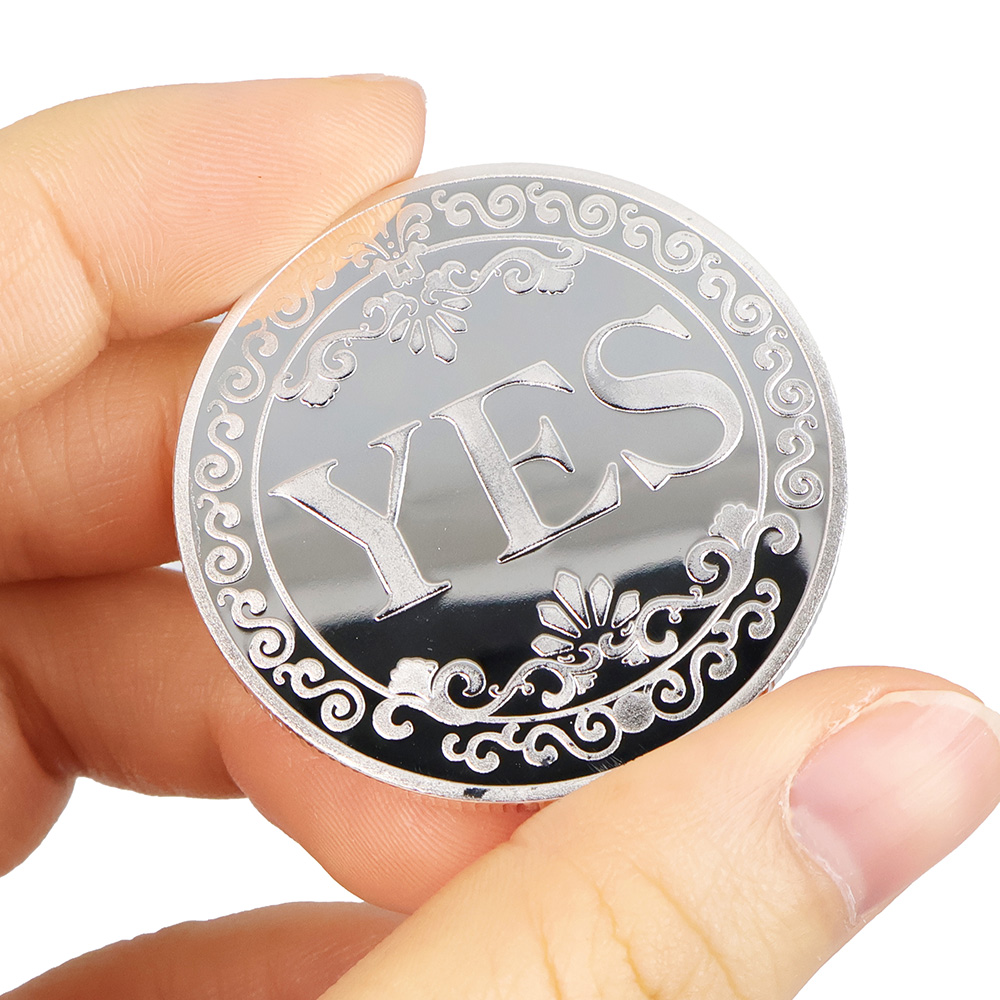 YES NO 앞뒤 동전던지기 코인