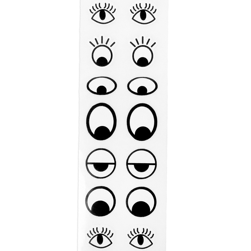 만화 눈모양 스티커 롤형