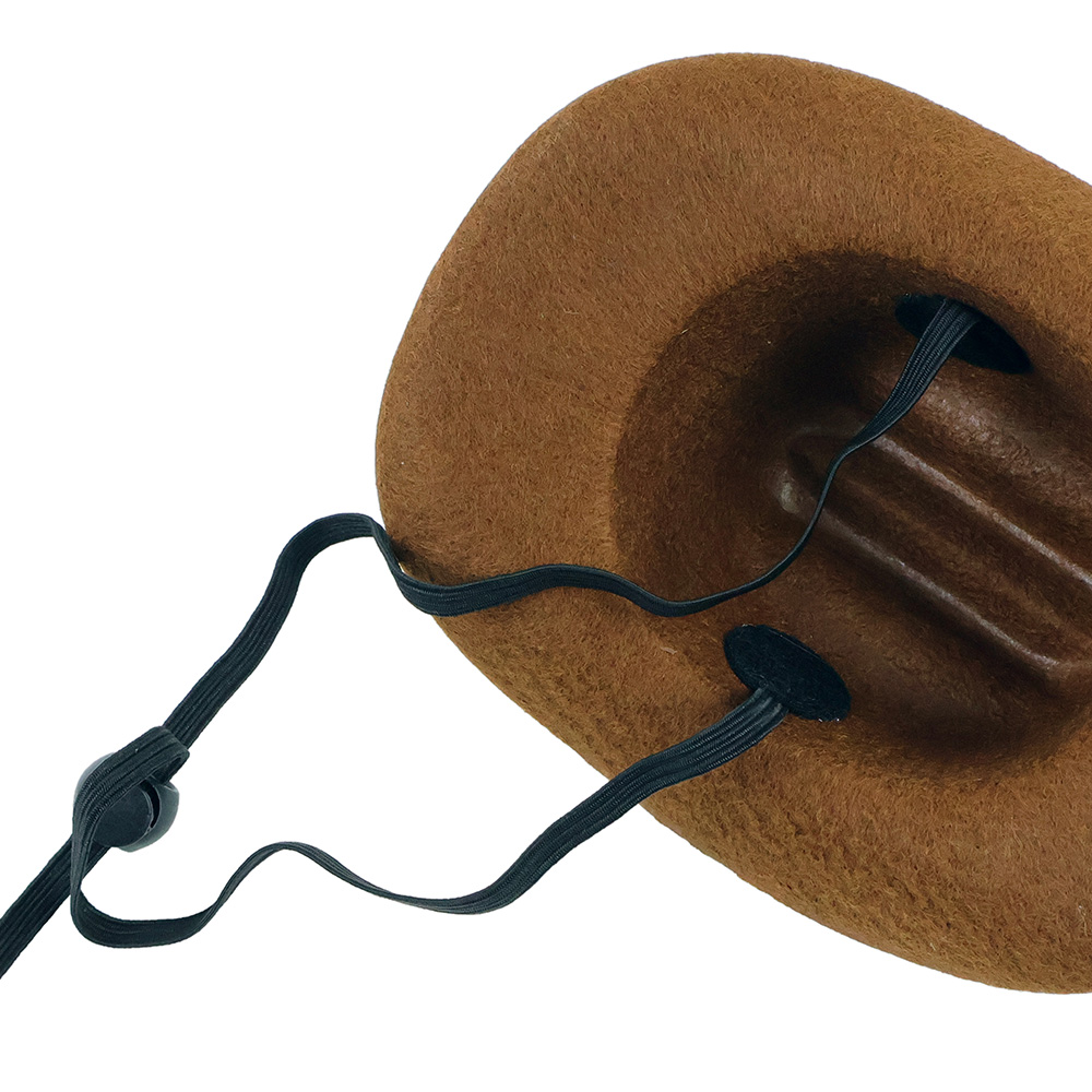 고양이 소형견용 웨스턴 카우보이 미니 모자