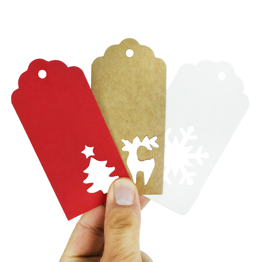 종이 태그 오너먼트 50p