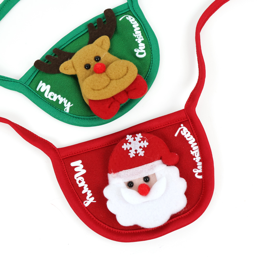 반려동물 크리스마스 턱받이