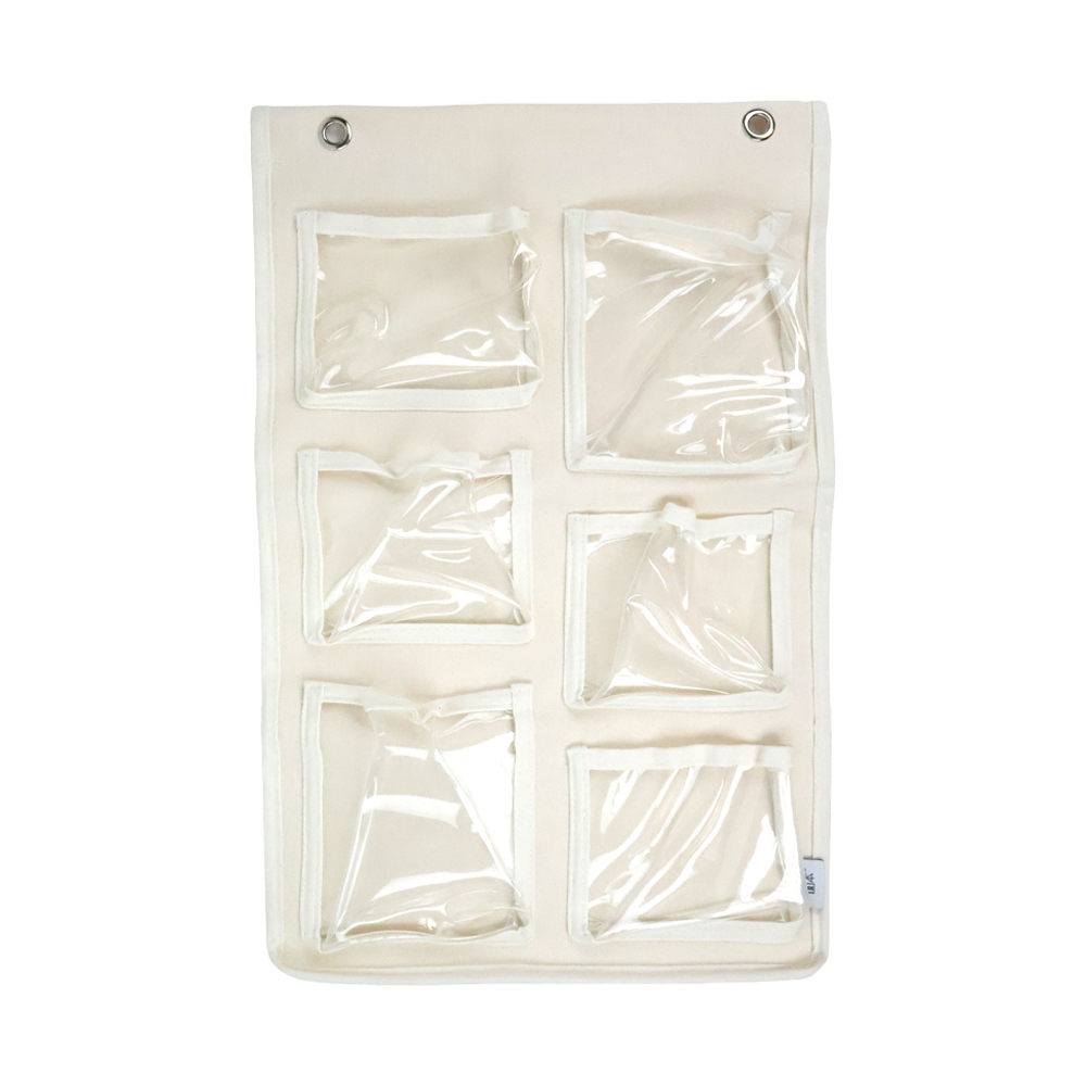 벽걸이 투명 수납 포켓 소품 정리함