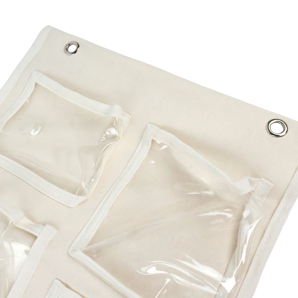 벽걸이 투명 수납 포켓 소품 정리함