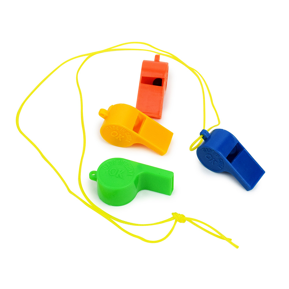 스포츠용 플라스틱 호루라기 24p