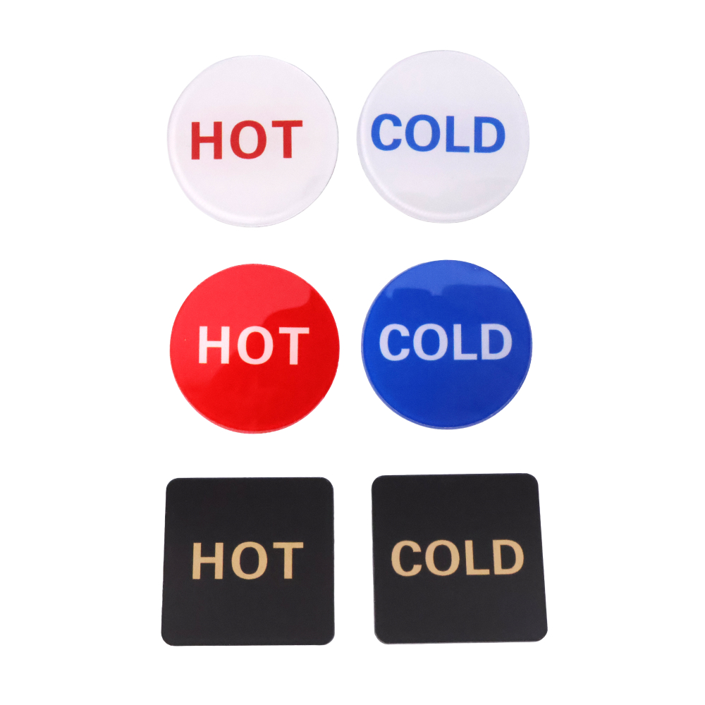 HOT COLD 구분 부착아크릴 2p