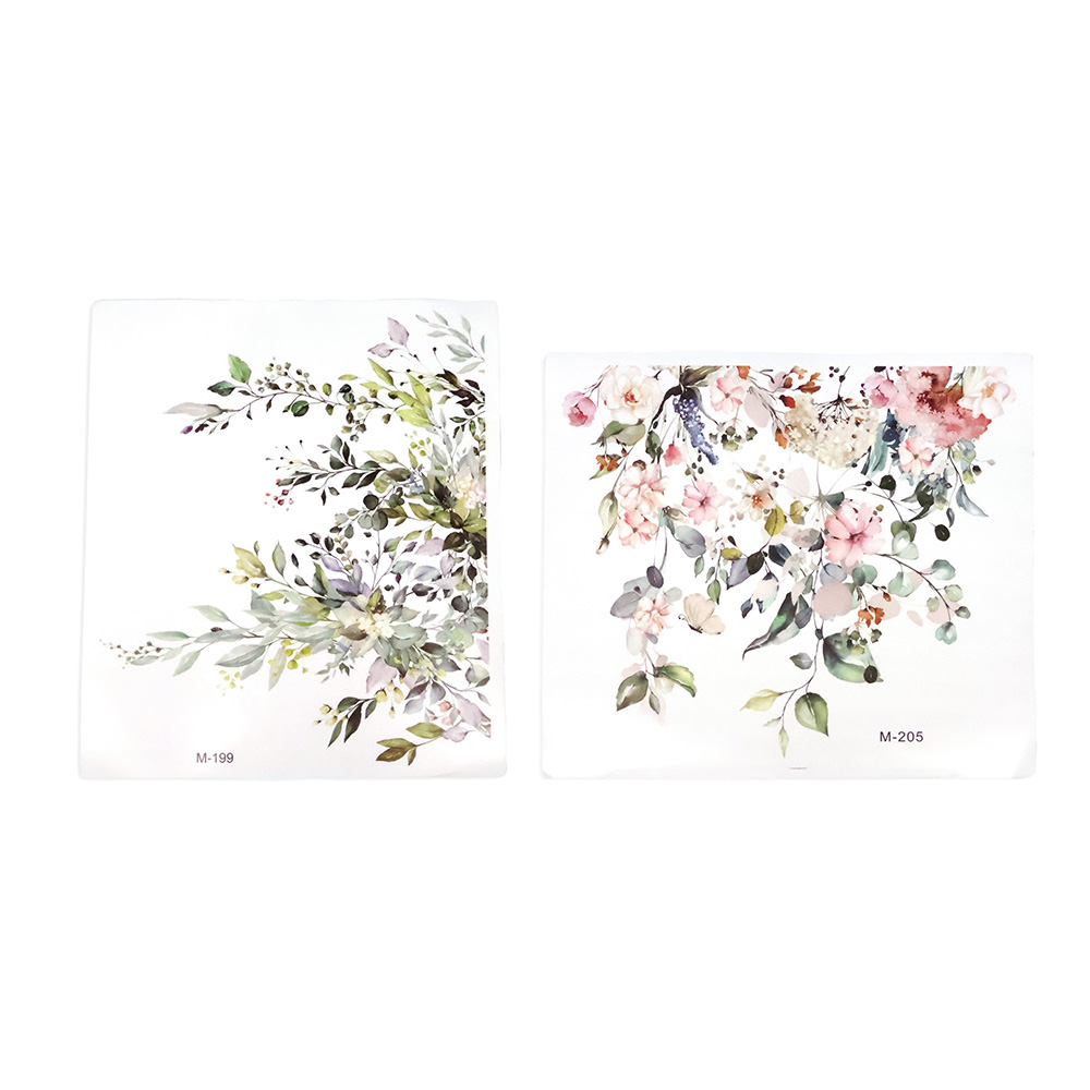 플라워 화장실 변기 포인트 스티커