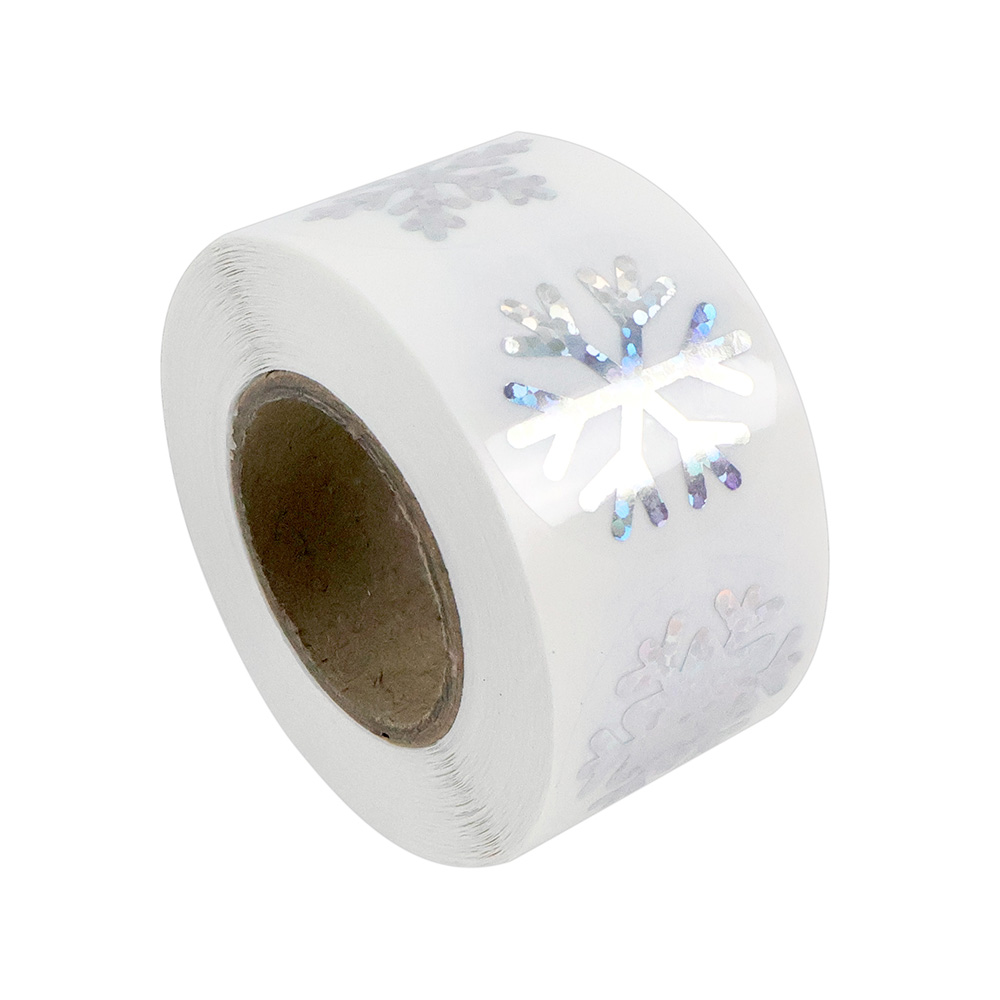 눈꽃 스티커 롤