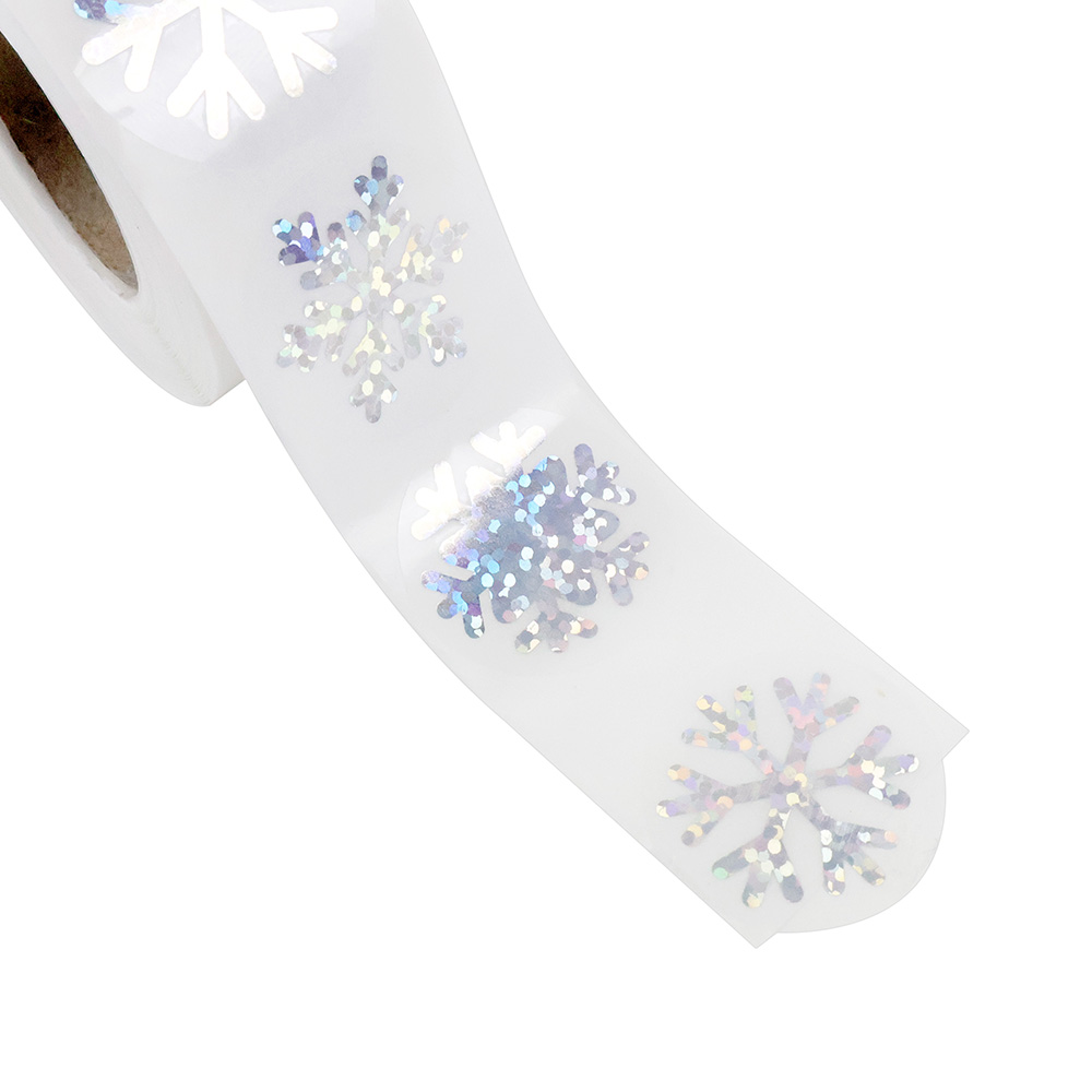 눈꽃 스티커 롤