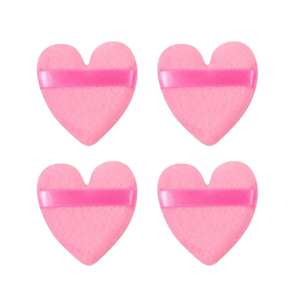 하트 파우더 퍼프 4p