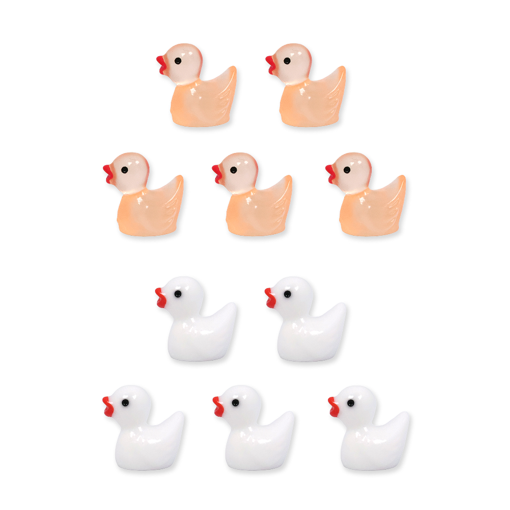 장식용소품 미니어처 컬러오리 10p