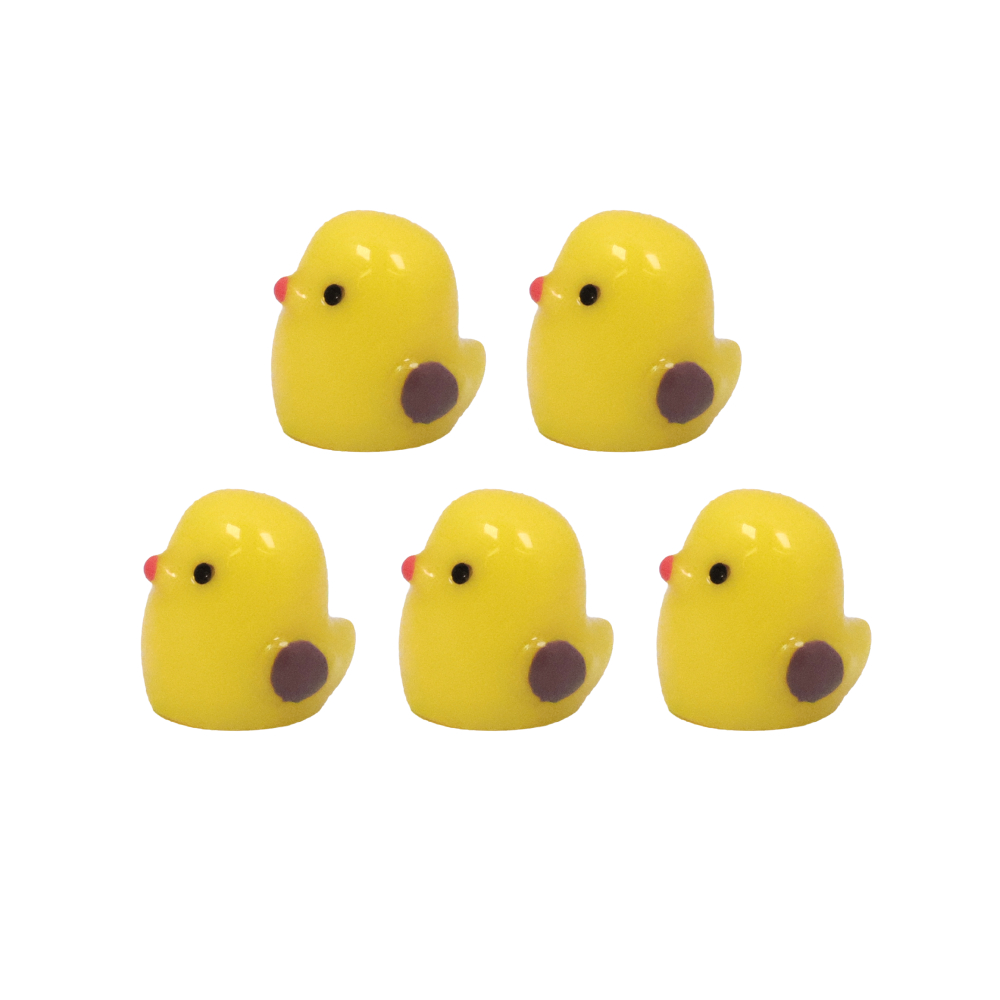 장식용소품 미니어처 병아리 5p