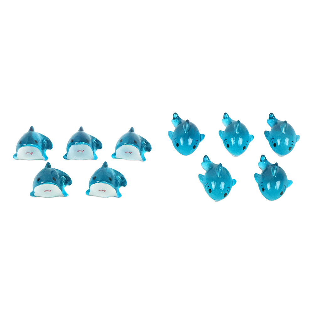 장식용소품 미니어처 상어 5p