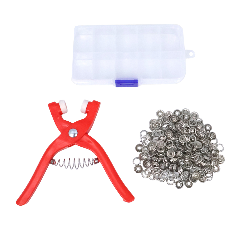 똑딱이 단추 펀칭기 단추세트