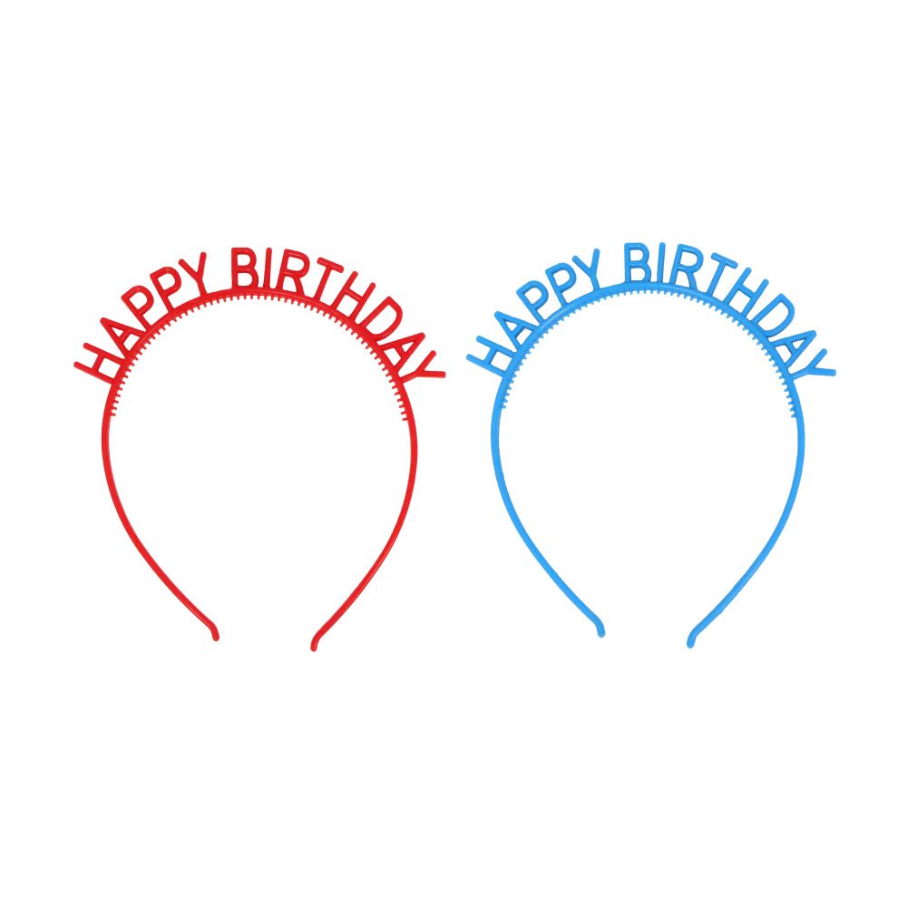 해피버스데이 컬러머리띠 1P