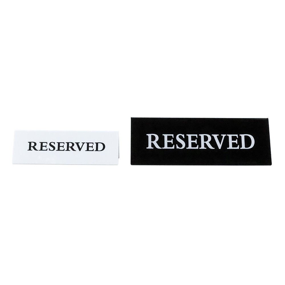 RESERVED 예약 알림판 1P