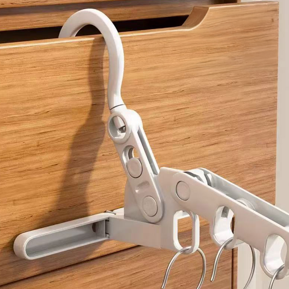 5구 접이식옷걸이