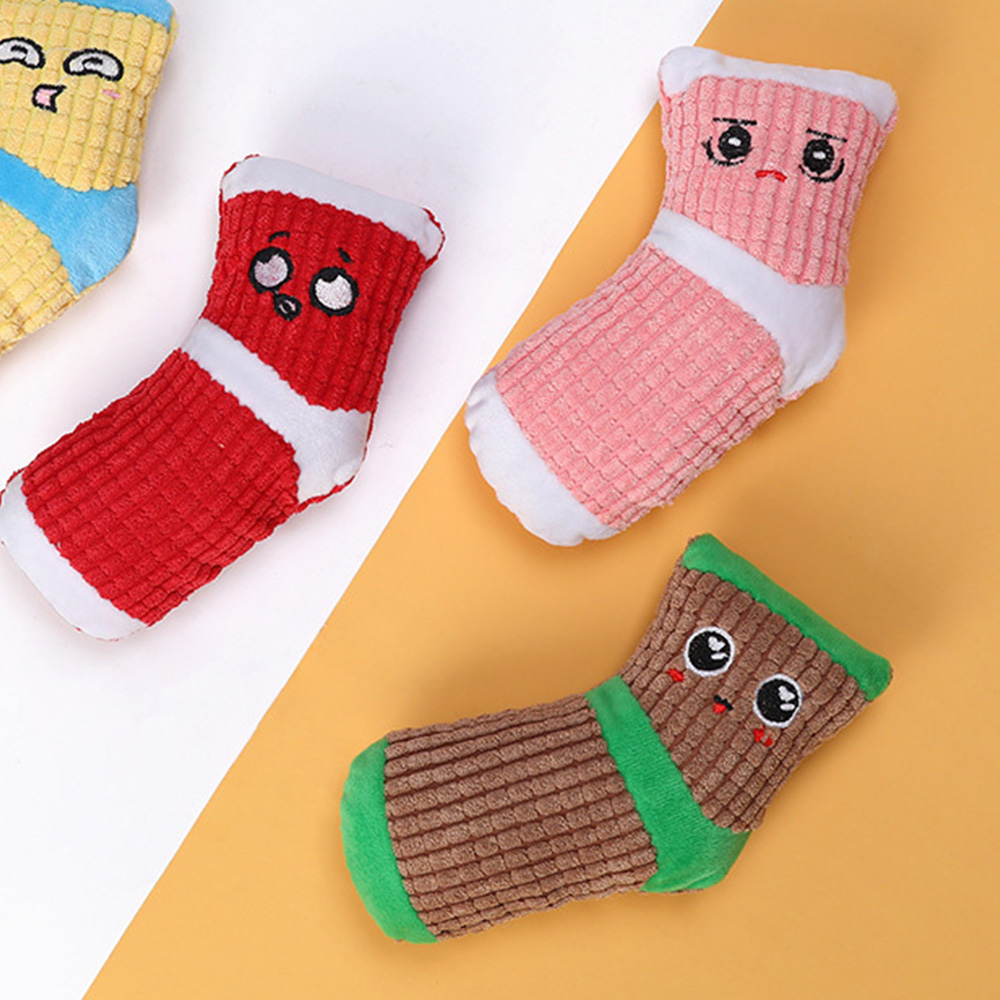 양말 강아지 씹기 장난감