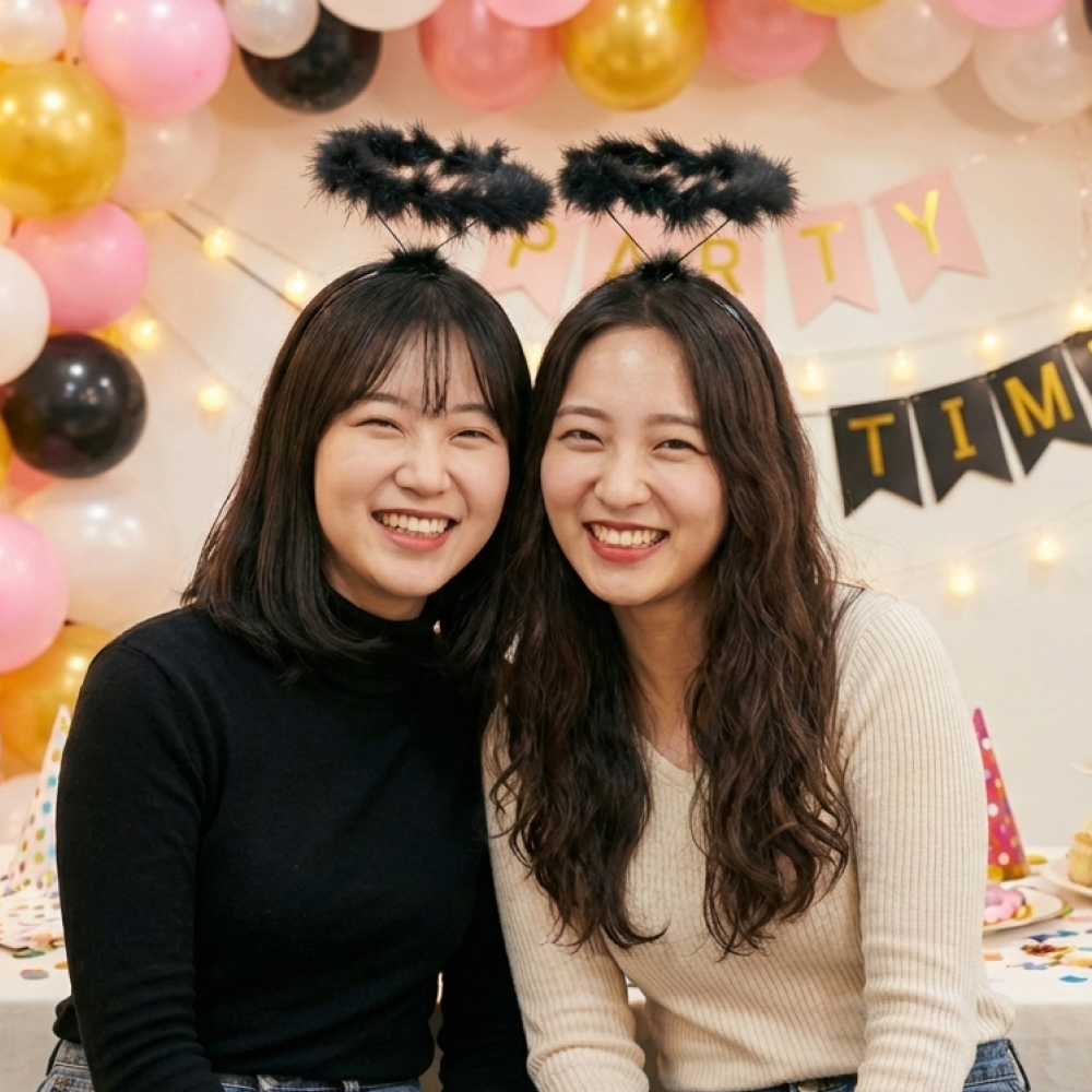 천사 악마 머리띠 1p