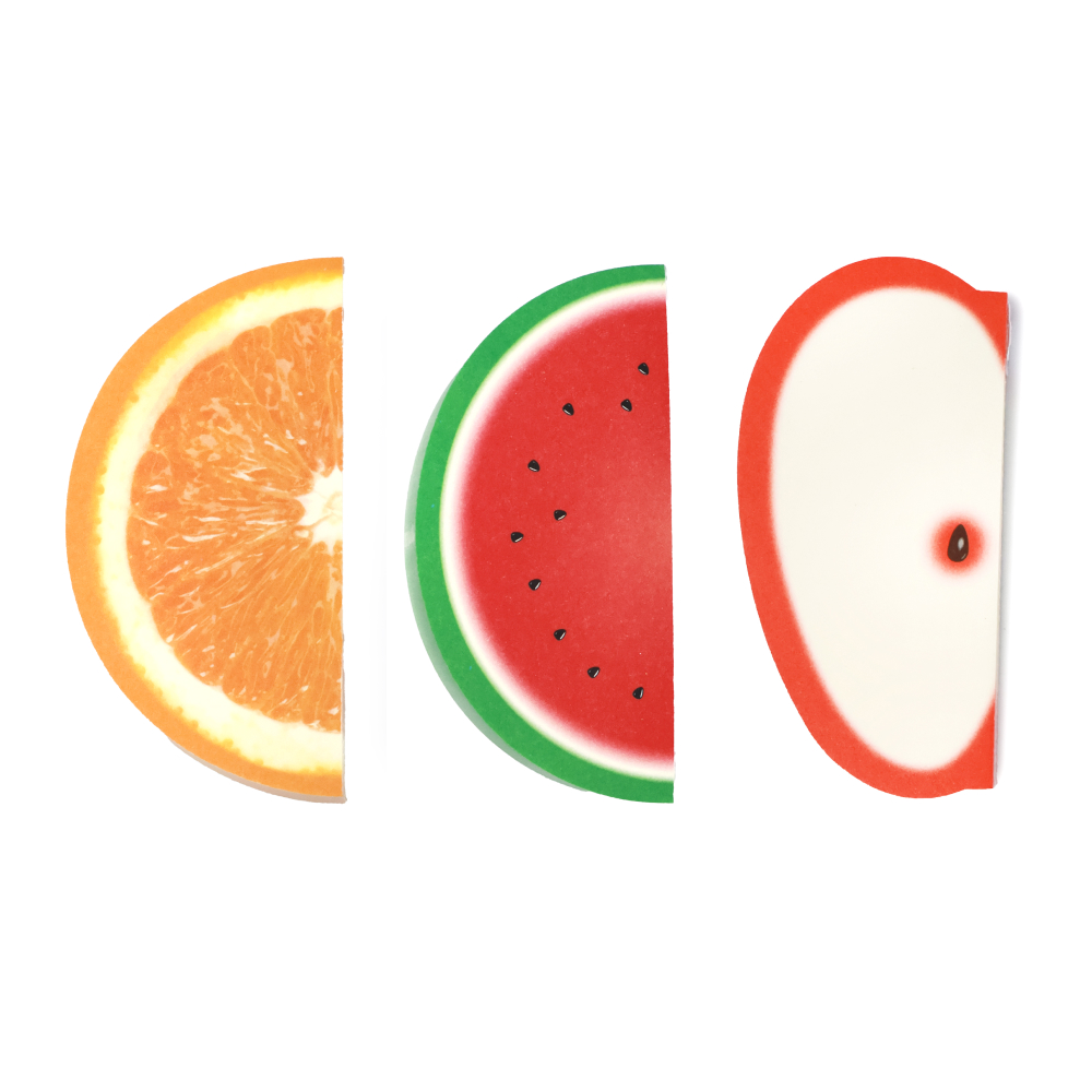 입체 과일 메모지