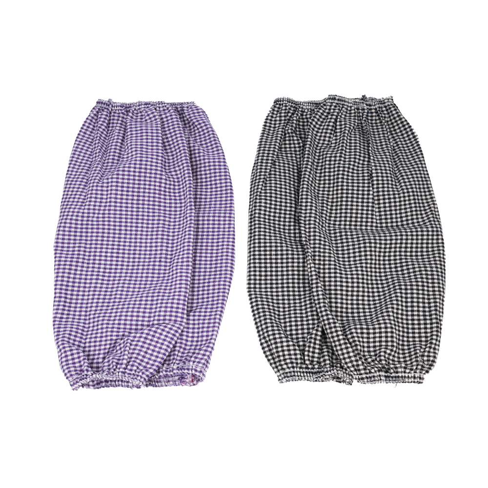 체크무늬 팔토시 1쌍