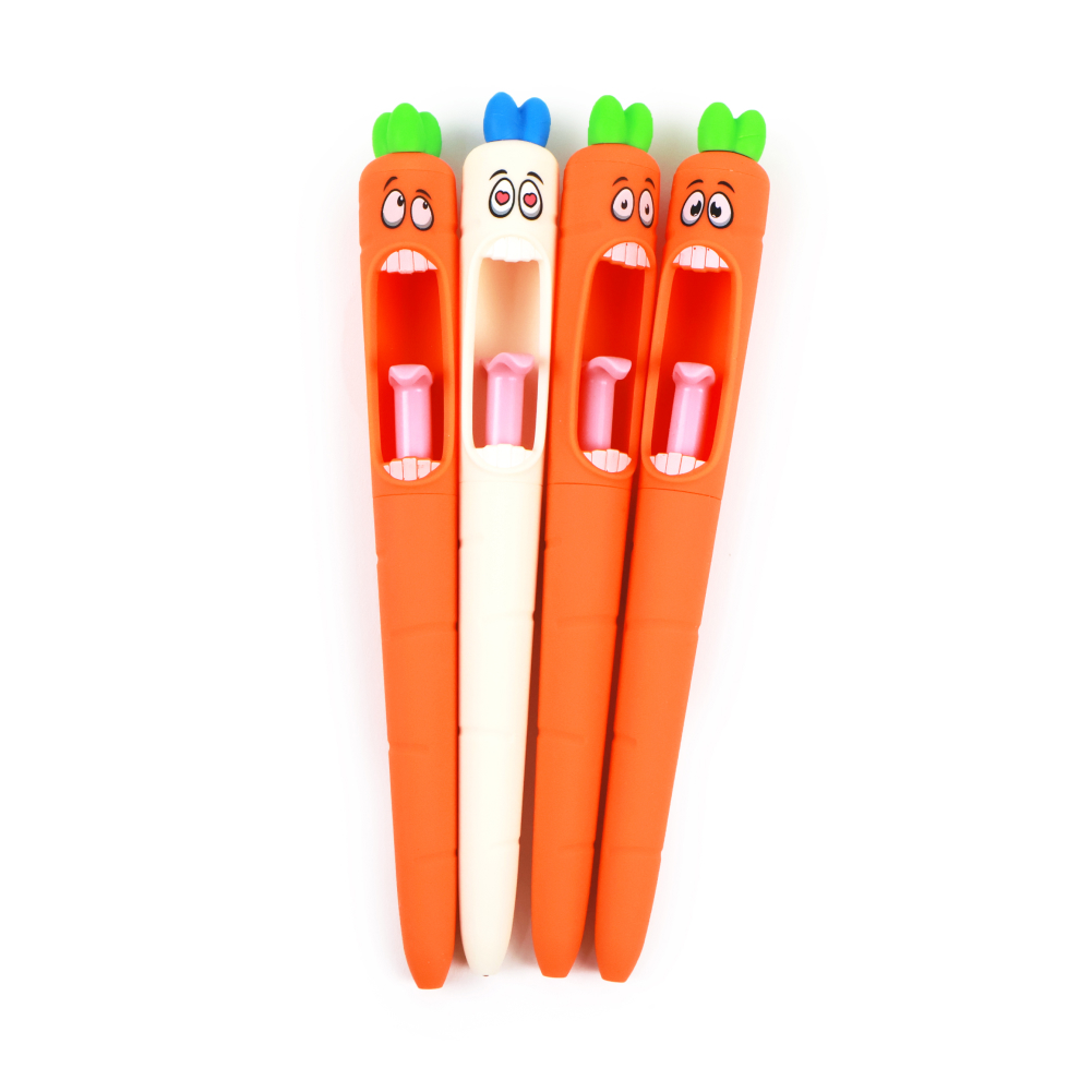 놀란 당근 중성펜 4p