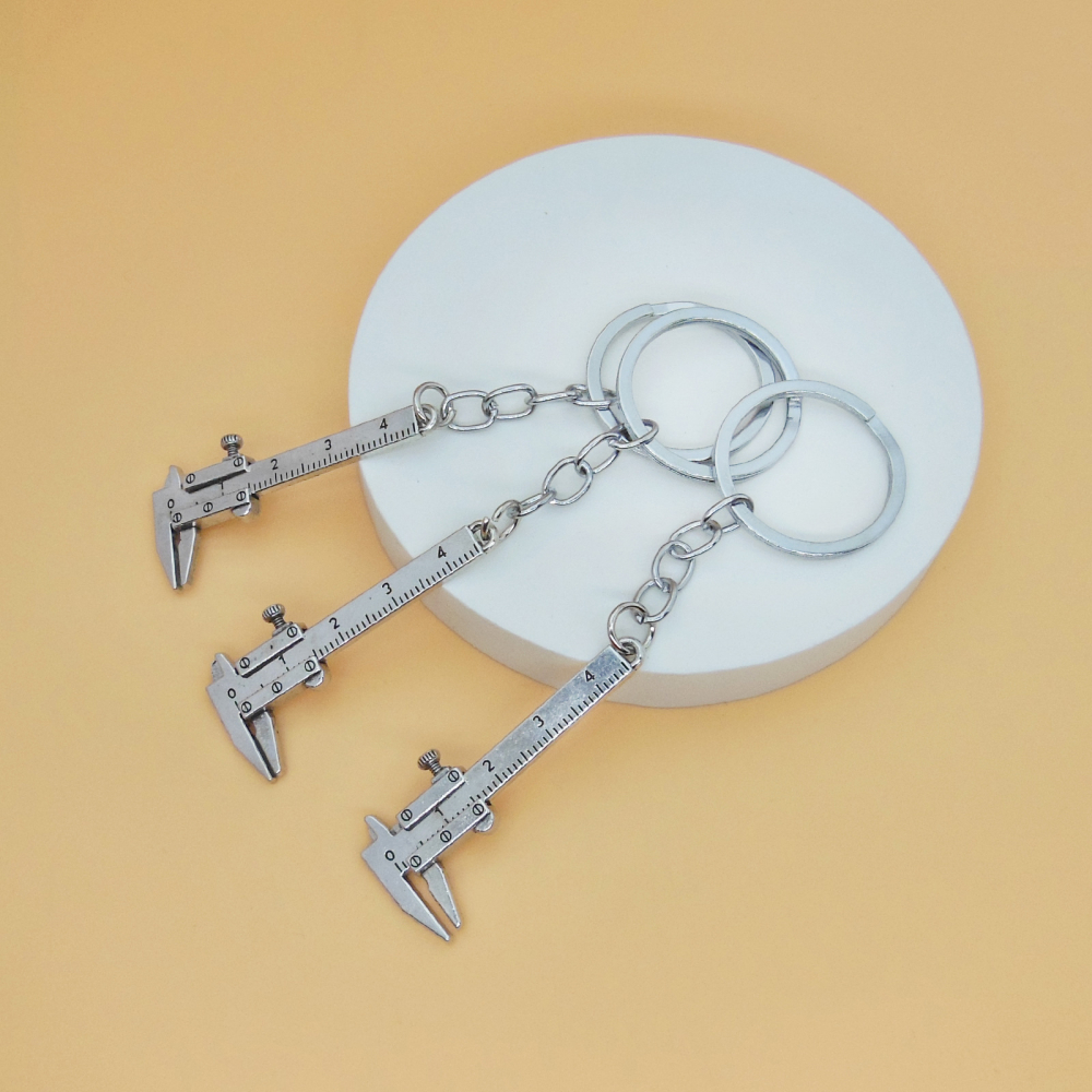 미니 휴대용 캘리퍼스 키링