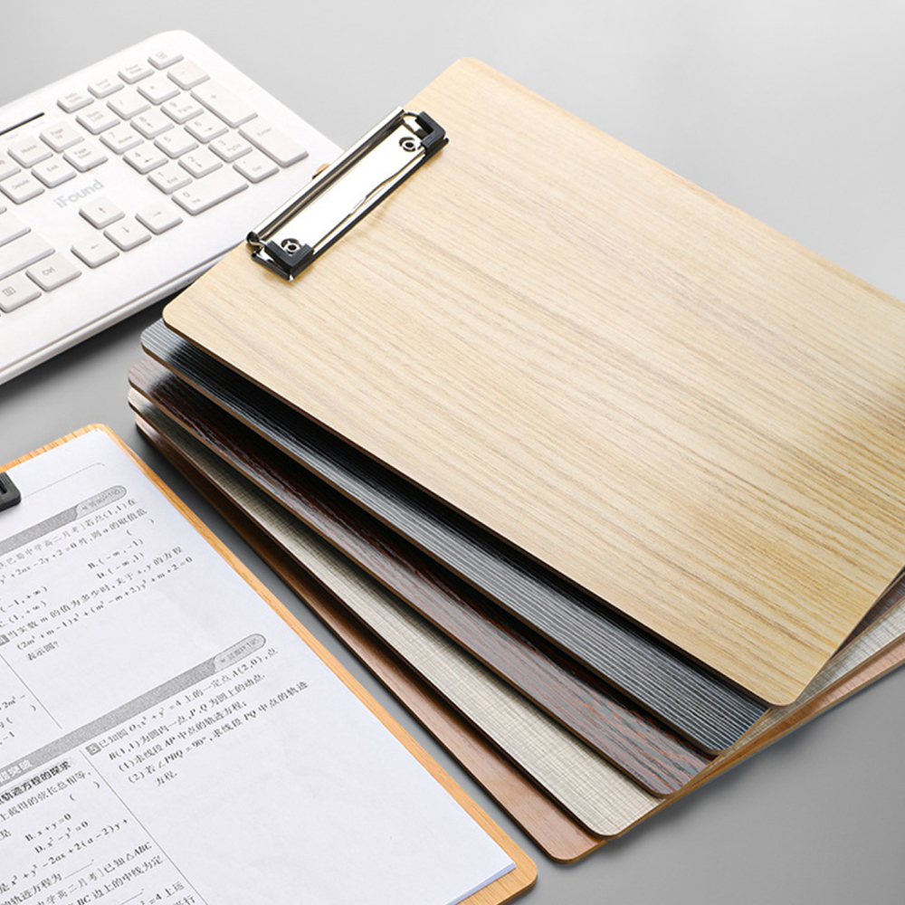 A4 우드 클립보드