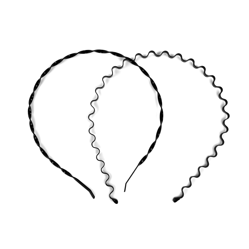 클래식 웨이브 머리띠 1p