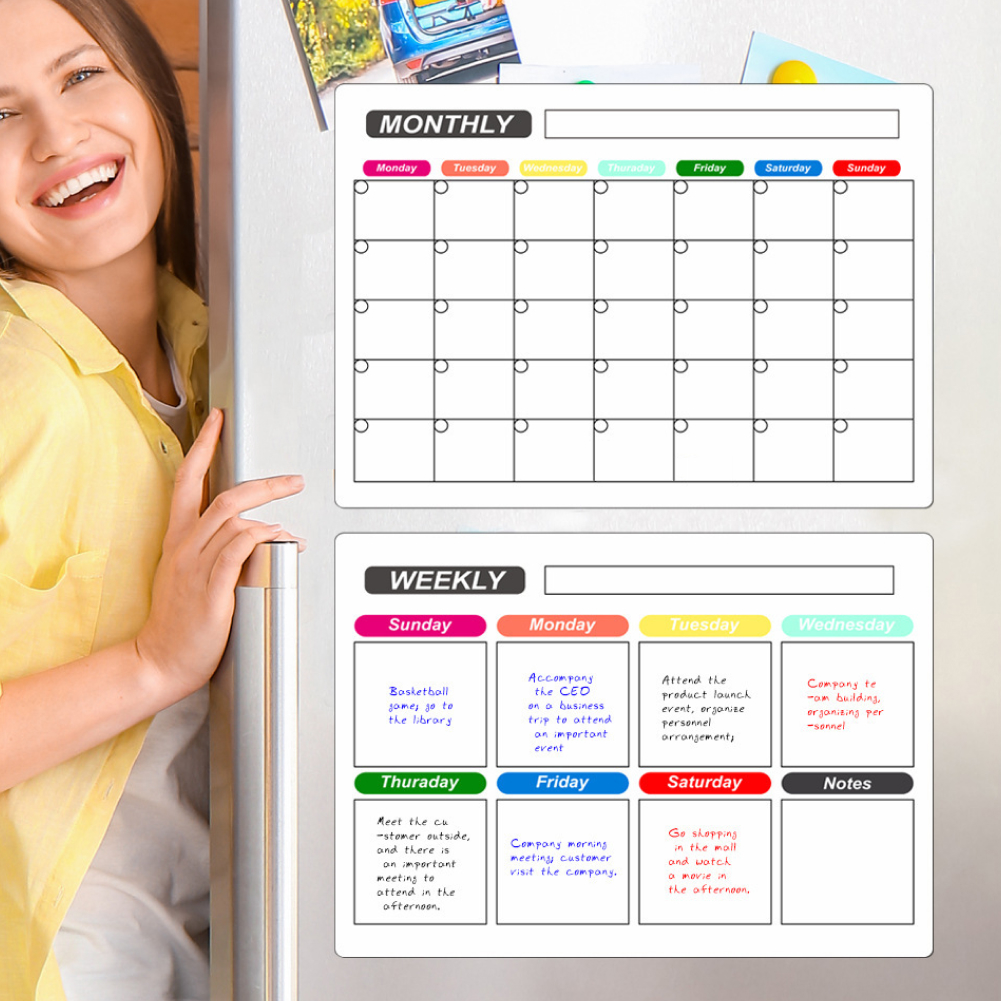 스케줄 자석 보드