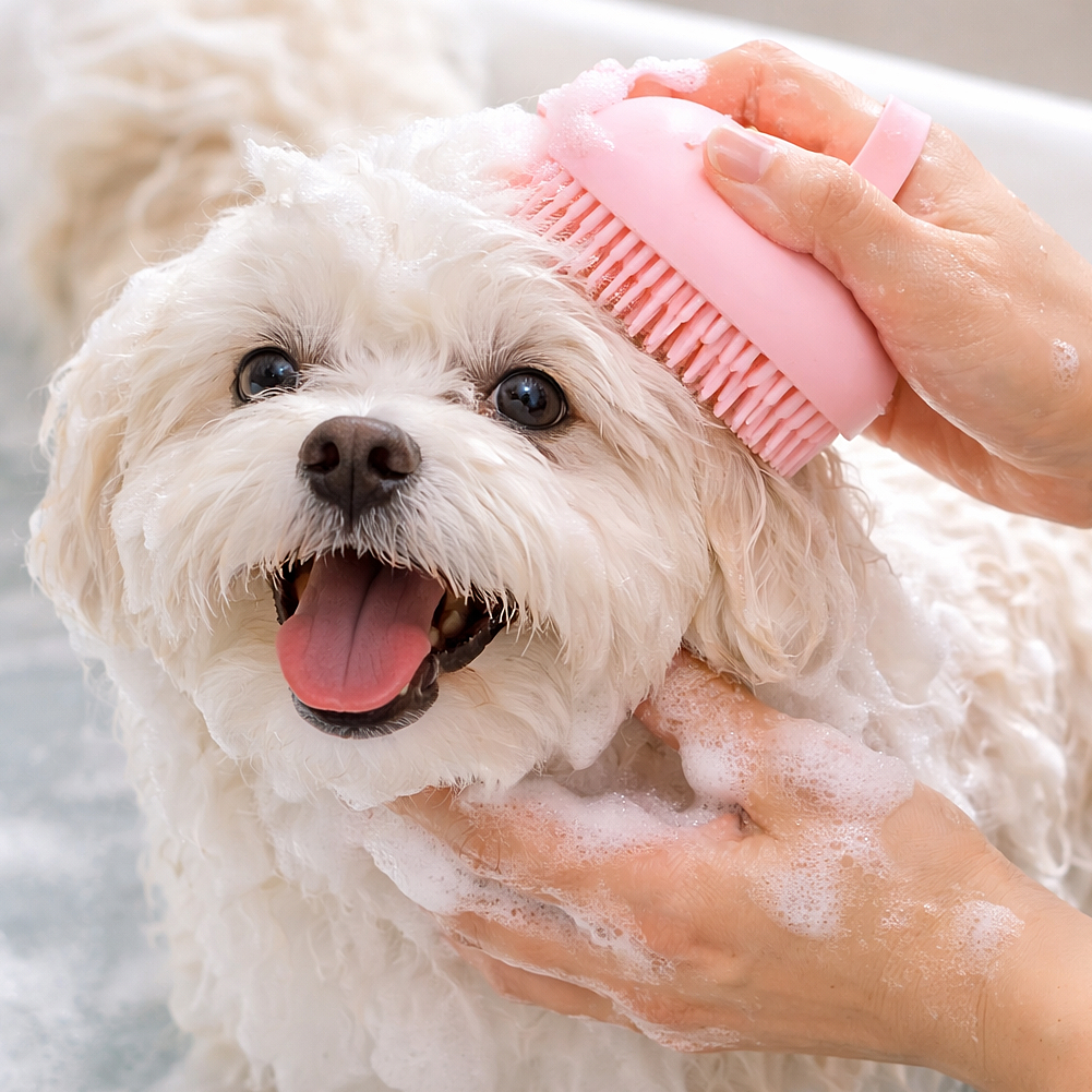 펫 목욕 소프트 브러시