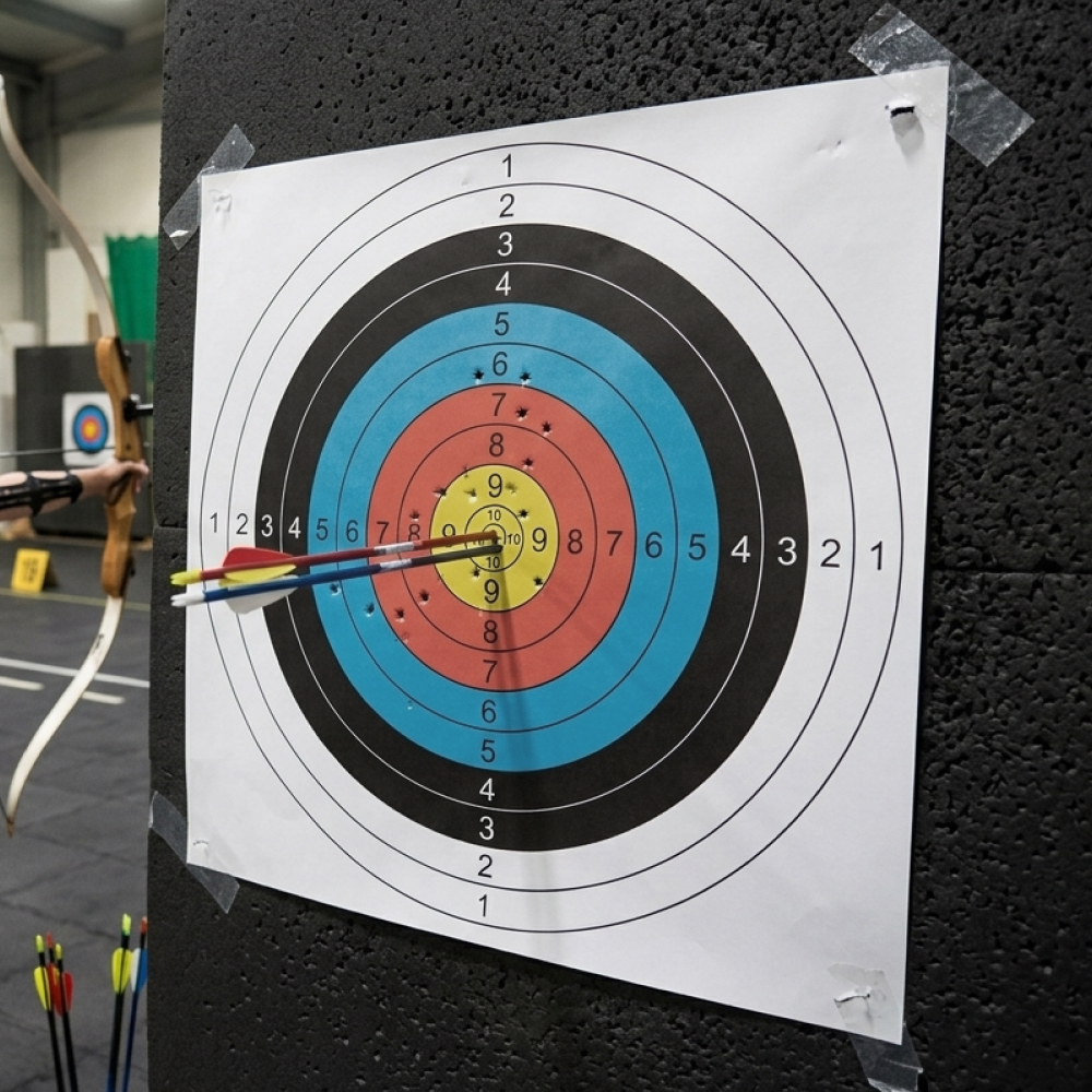 양궁 표적지 종이타겟 10p